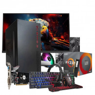 Pc De Bureau Gamer Lightgaming AMD Ryzen 5 16Go 512Go SSD GT610