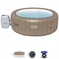 Spa Gonflable Bestway Lay-Z-Spa 60017 4 Places Rond Beige En Tunisie
