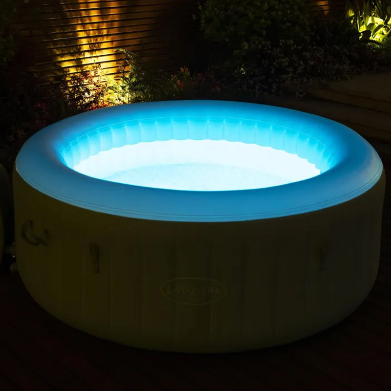 Spa Gonflable Bestway Lay-Z-Spa 60017 4 Places Rond Beige En Tunisie