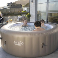 Spa Gonflable Bestway Lay-Z-Spa 60017 4 Places Rond Beige En Tunisie