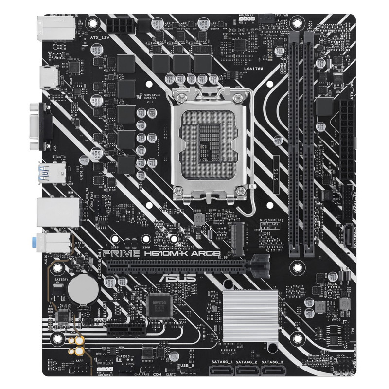 Carte Mère Asus Prime H610M-K ARGB LGA 1700 en Tunisie