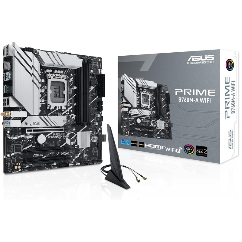 Carte Mère Asus Prime B760M-A WIFI LGA 1700 en Tunisie