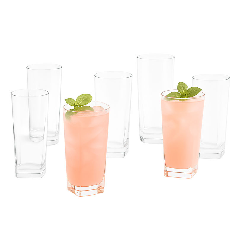 Coffret 6 Coupes City Glass Rafale 26Cl Transparent en Tunisie