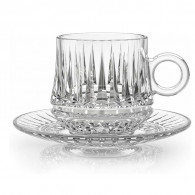 Coffret De 6 Tasses à Café City Glass Sicily 8.5cl Transparent  EN Tunisie