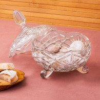 Bonbonnière Glass In Love 21x17 CM En Verre en Tunisie