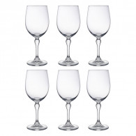 Coffret 6 Coupes à Pied Happy 36Cl En Verre en Tunisie