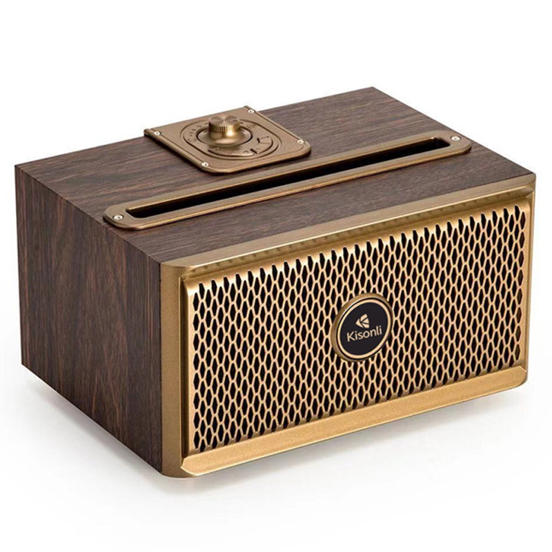 Haut Parleur Bluetooth Kisonli G1 Bois en Tunisie