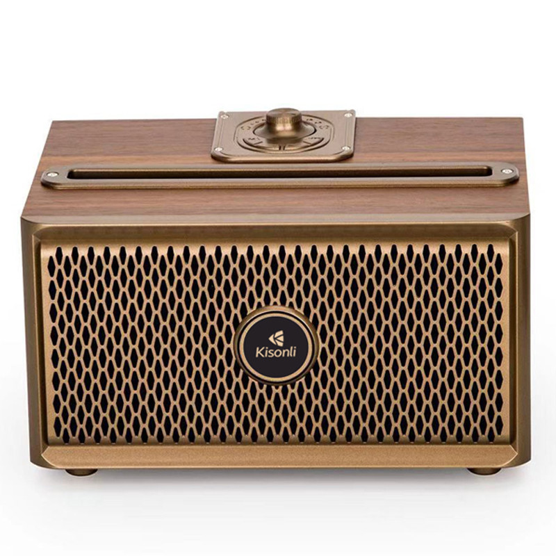 Haut Parleur Bluetooth Kisonli G1 Bois en Tunisie