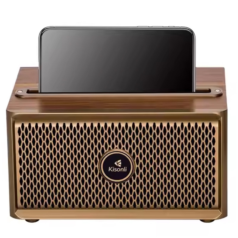 Haut Parleur Bluetooth Kisonli G1 Bois en Tunisie