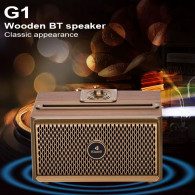 Haut Parleur Bluetooth Kisonli G1 Bois en Tunisie