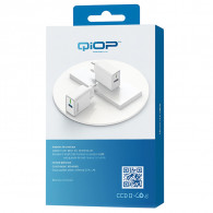 Tête Chargeur Qiop QFCH Type C 22.5W Blanc en Tunisie