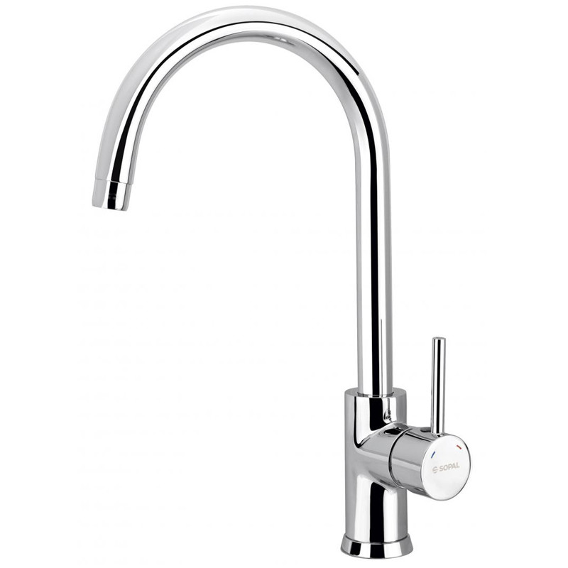 Mitigeur d'évier vertical Sopal Bizerte 06CBA04 Silver En Tunisie