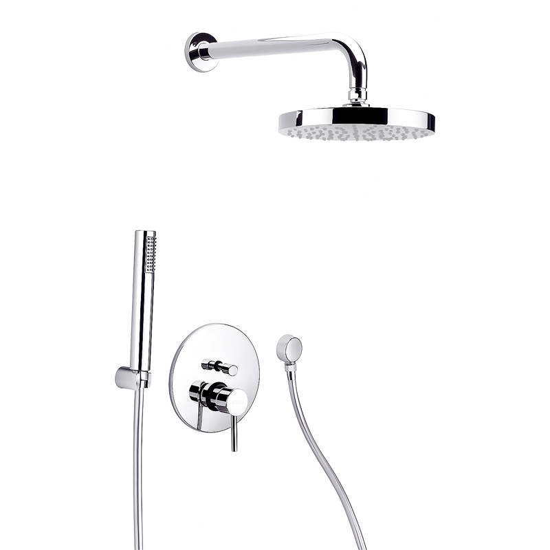 Kit Mitigeur De Douche Sopal Encastré avec inverseur Bizerte 06CZA04 Silver En Tunisie