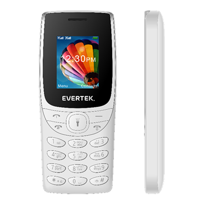 Téléphone Portable Evertek E3218 32Mo Blanc en Tunisie
