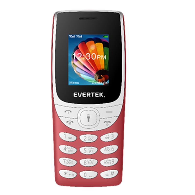Téléphone Portable Evertek E3218 32Mo Rouge en Tunisie