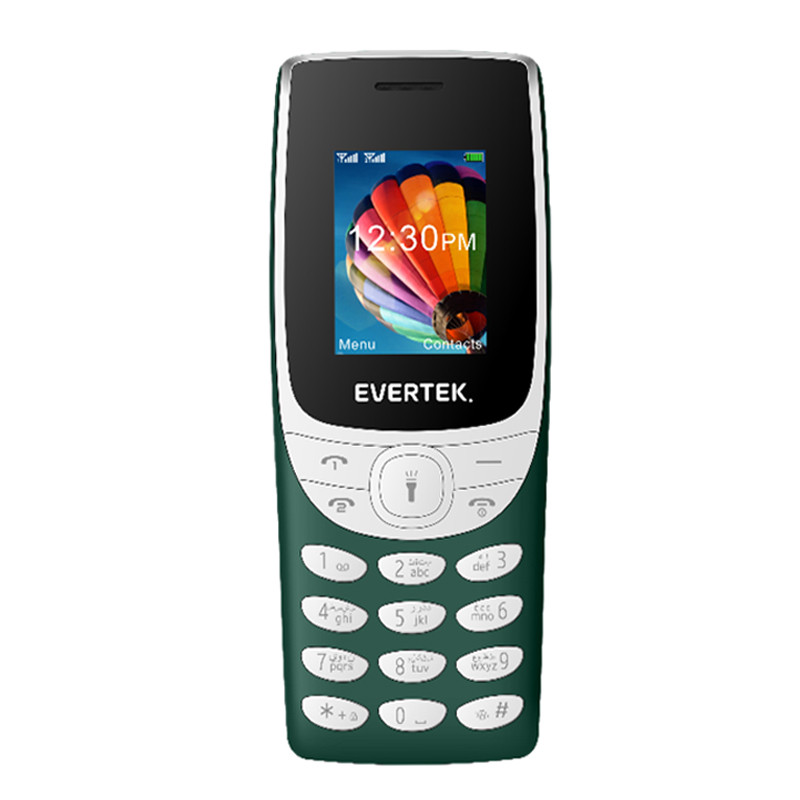 Téléphone Portable Evertek E3218 32Mo Vert en Tunisie