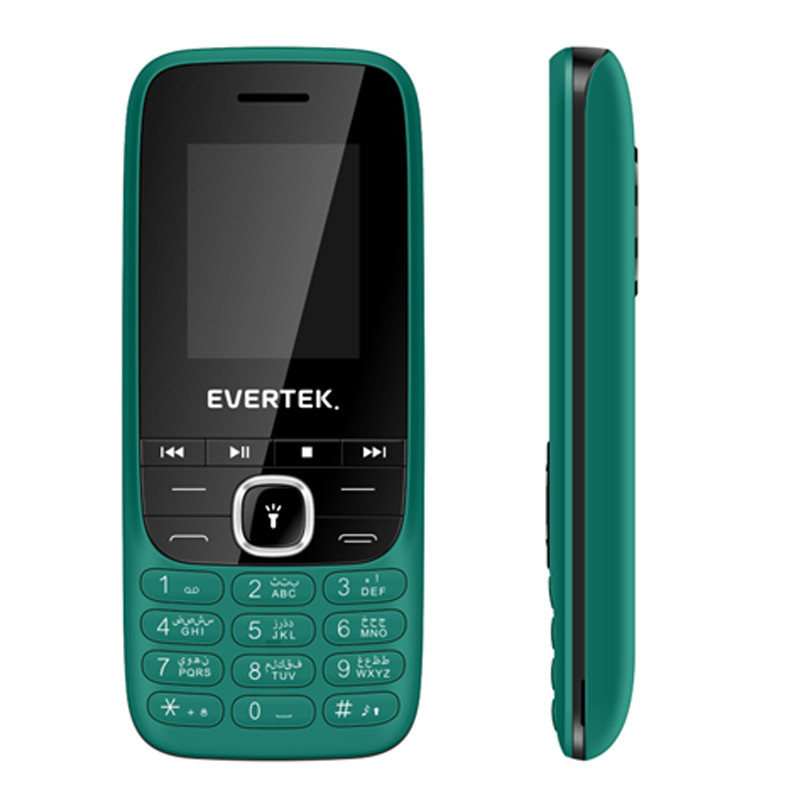 Téléphone Portable Evertek EX18 24Mo Vert en Tunisie