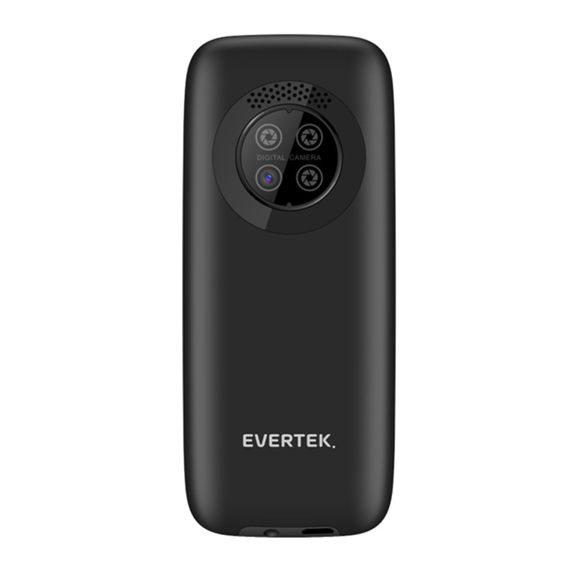 Téléphone Portable Evertek EX18 24Mo Noir en Tunisie