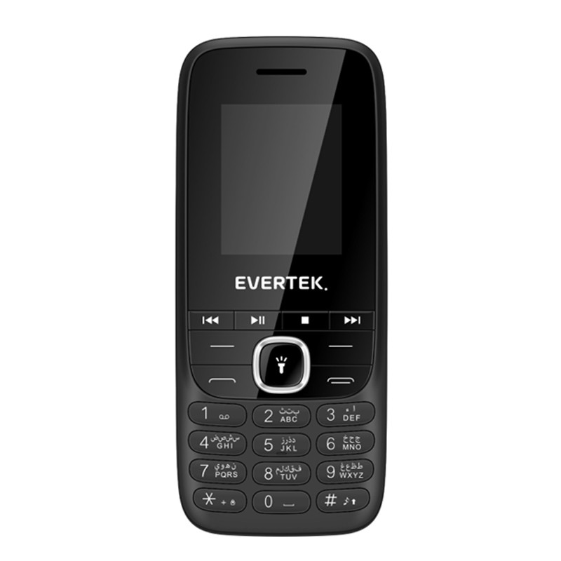 Téléphone Portable Evertek EX18 24Mo Noir en Tunisie