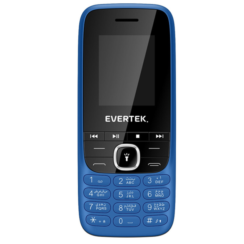 Téléphone Portable Evertek EX18 24Mo Bleu en Tunisie