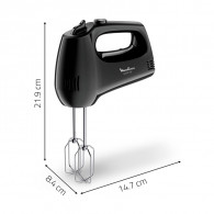 Batteur Electrique Moulinex Quick Mix HM3108B1 300W Noir en Tunisie