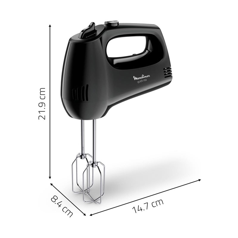 Batteur Electrique Moulinex Quick Mix HM3108B1 300W Noir en Tunisie