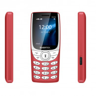 Téléphone Portable Evertek E3224 24Mo Rouge en Tunisie