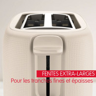 Grille Pain Moulinex Morning LT2M0B10 850W Gris Chaud en Tunisie