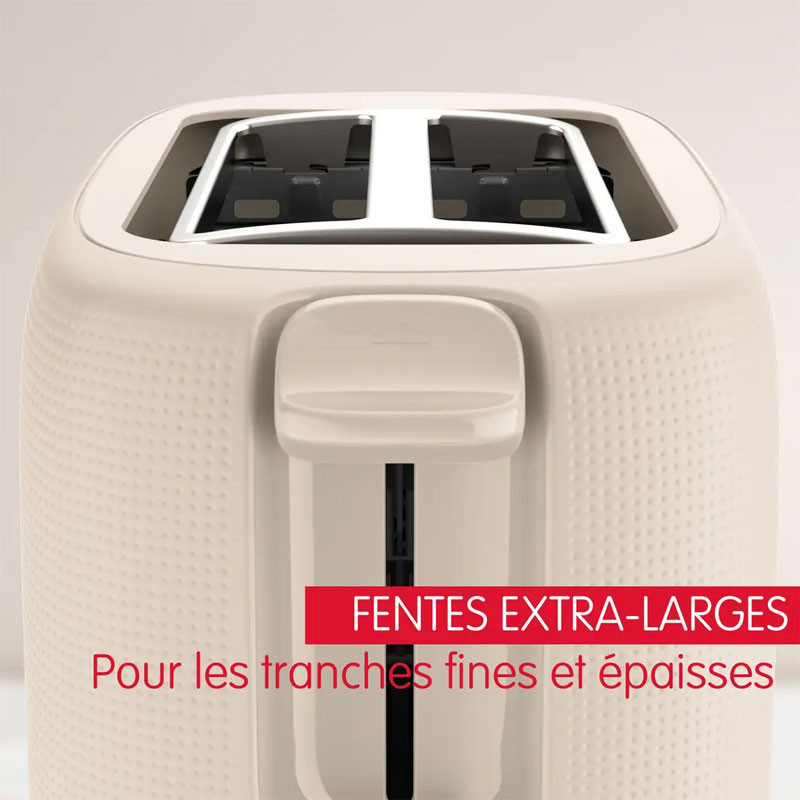 Grille Pain Moulinex Morning LT2M0B10 850W Gris Chaud en Tunisie