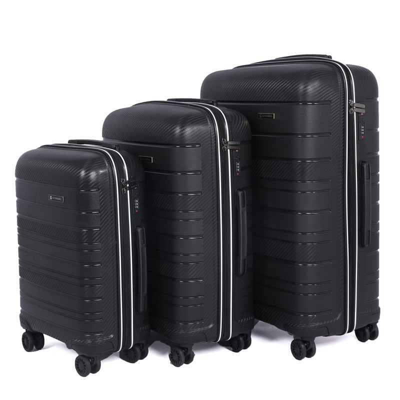Set De 3 Valises Incassable Starbag Noir & Blanc en Tunisie