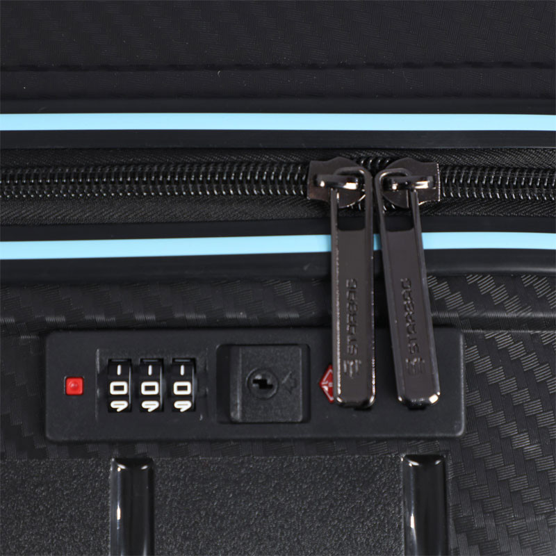 Set De 3 Valises Incassable Starbag Noir & Bleu Ciel en Tunisie