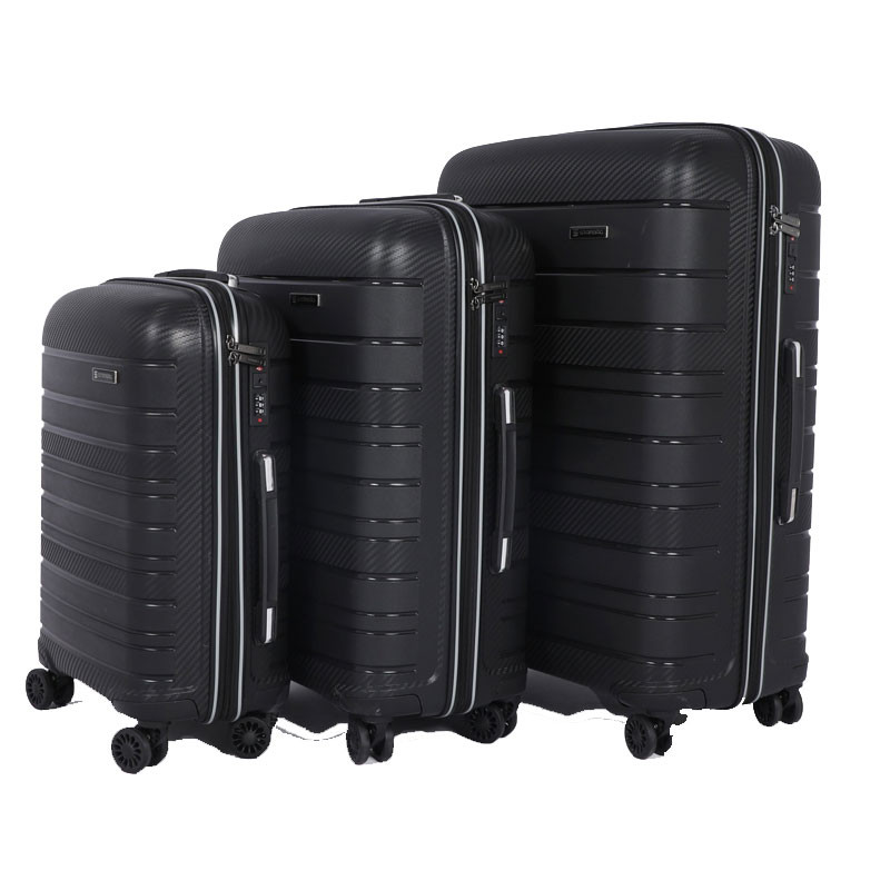 Set De 3 Valises Incassable Starbag Noir & Gris en Tunisie