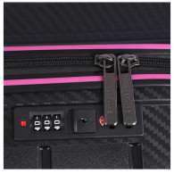 Set De 3 Valises Incassable Starbag Noir & Rose en Tunisie