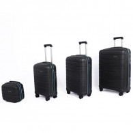 Set De 4 Valises Incassable Starbag Noir & Bleu Ciel en Tunisie