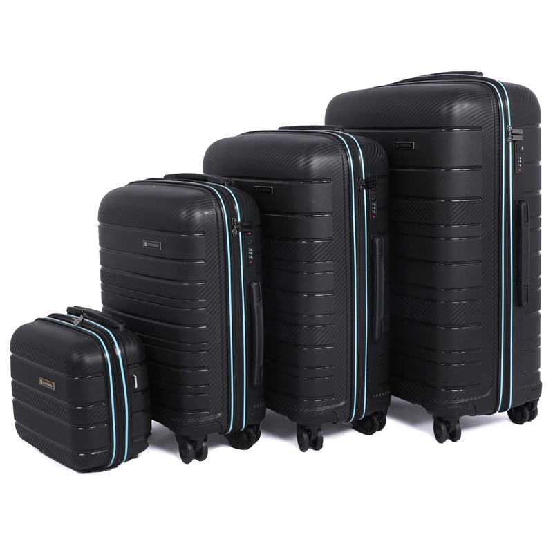 Set De 4 Valises Incassable Starbag Noir & Bleu Ciel en Tunisie