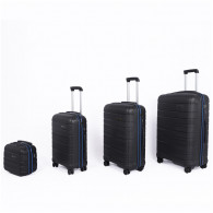 Set De 4 Valises Incassable Starbag Noir & Bleu Foncé en Tunisie