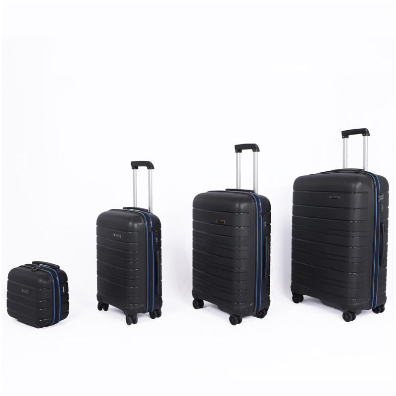 Set De 4 Valises Incassable Starbag Noir & Bleu Foncé en Tunisie