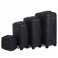 Set De 4 Valises Incassable Starbag Noir & Bleu Foncé en Tunisie