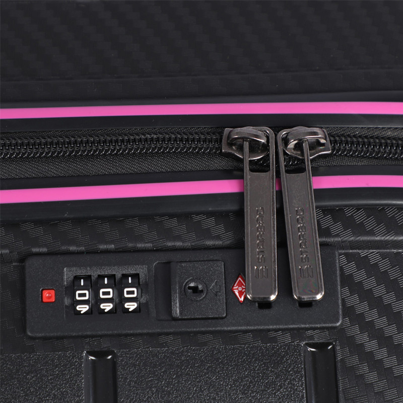 Set De 4 Valises Incassable Starbag Noir & Rose en Tunisie