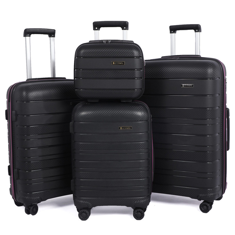 Set De 4 Valises Incassable Starbag Noir & Rose en Tunisie