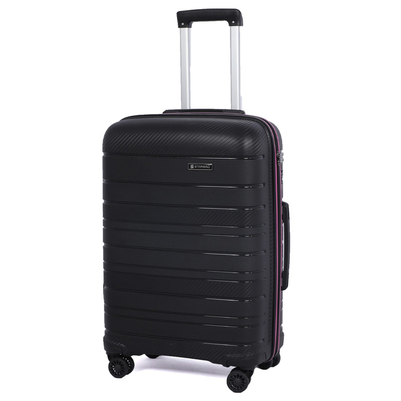 Set De 4 Valises Incassable Starbag Noir & Rose en Tunisie