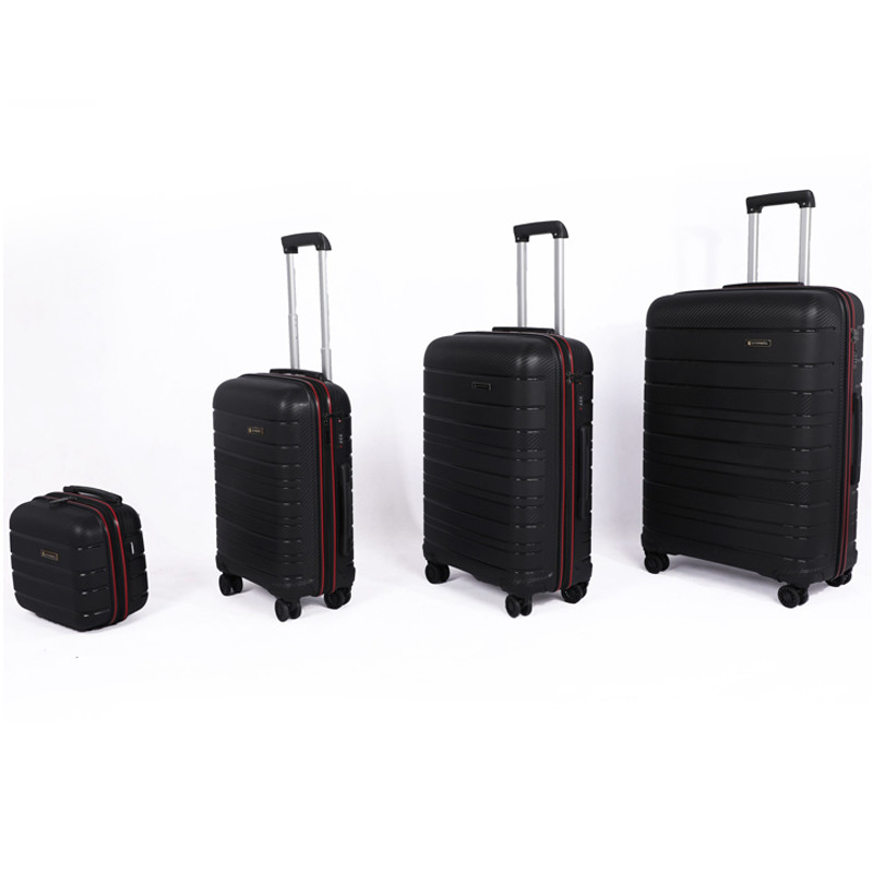 Set De 4 Valises Incassable Starbag Noir & Rouge en Tunisie