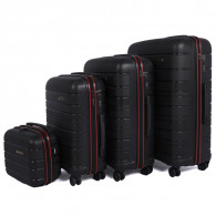 Set De 4 Valises Incassable Starbag Noir & Rouge en Tunisie