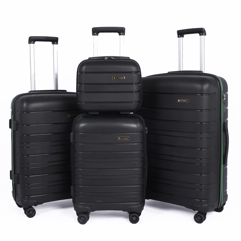Set De 4 Valises Incassable Starbag Noir & Vert en Tunisie