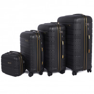 Set De 4 Valises Incassable Starbag Noir & Doré en Tunisie