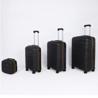 Set De 4 Valises Incassable Starbag Noir & Doré en Tunisie