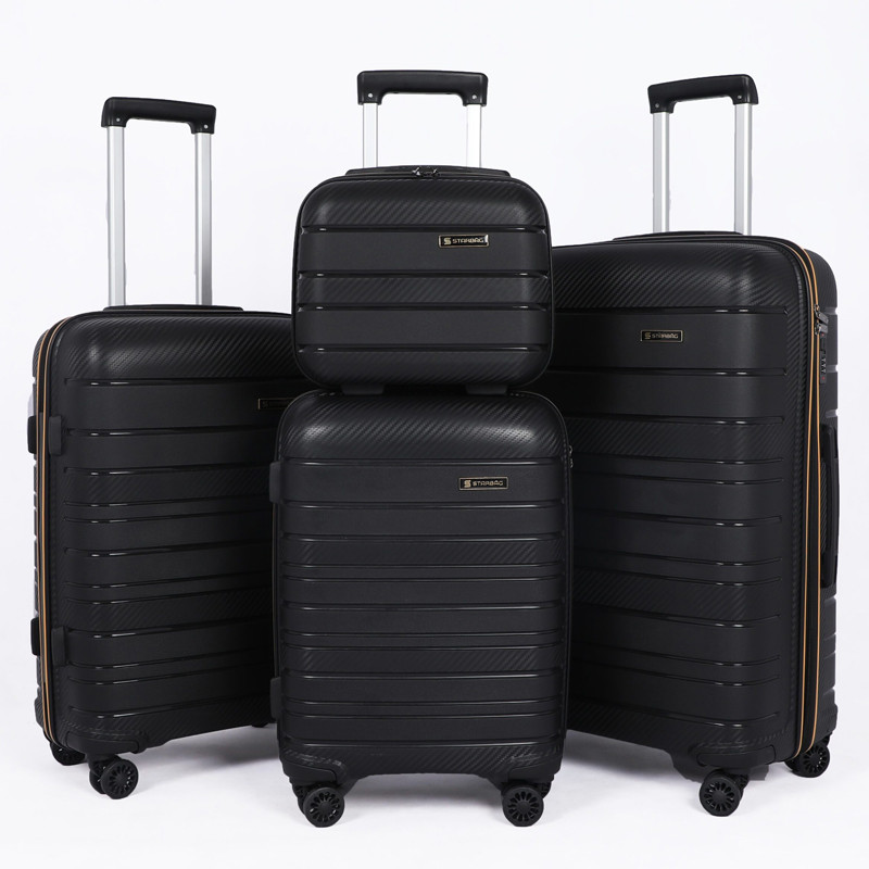 Set De 4 Valises Incassable Starbag Noir & Doré en Tunisie