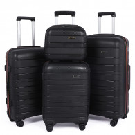 Set De 4 Valises Incassable Starbag Noir & Orangé en Tunisie