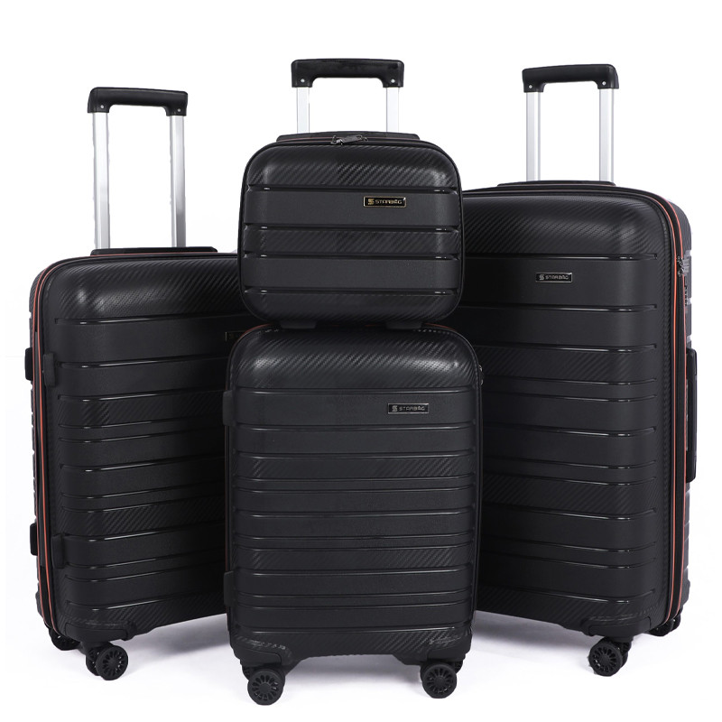 Set De 4 Valises Incassable Starbag Noir & Orangé en Tunisie