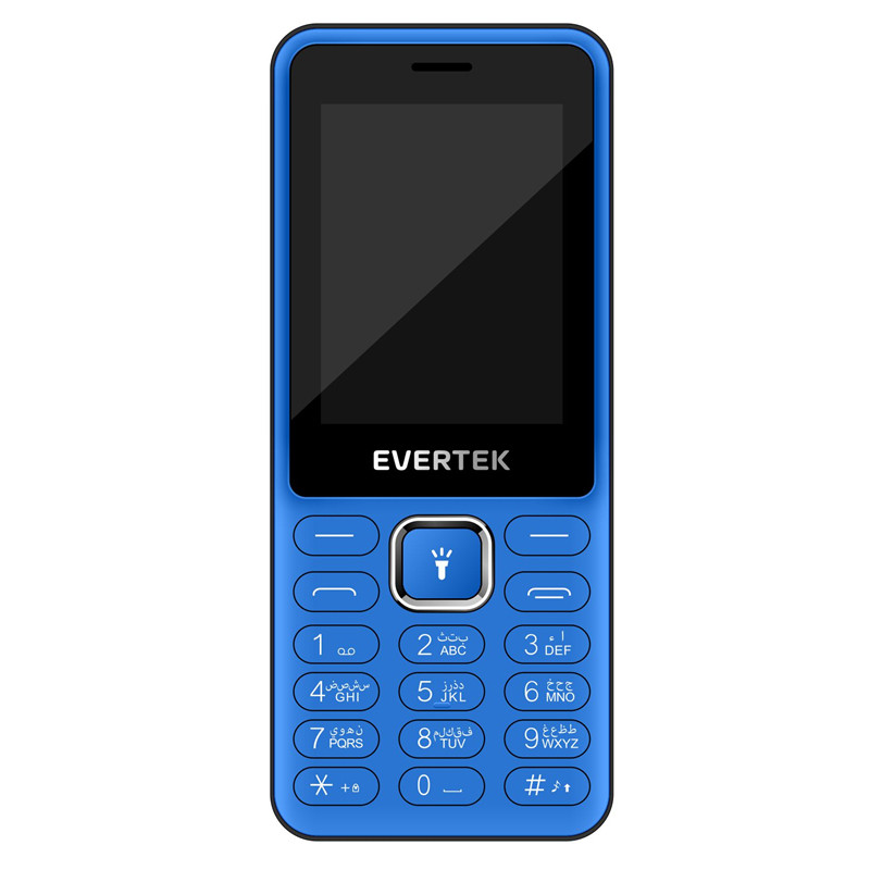 Téléphone Portable Evertek EX24 32Mo Bleu en Tunisie